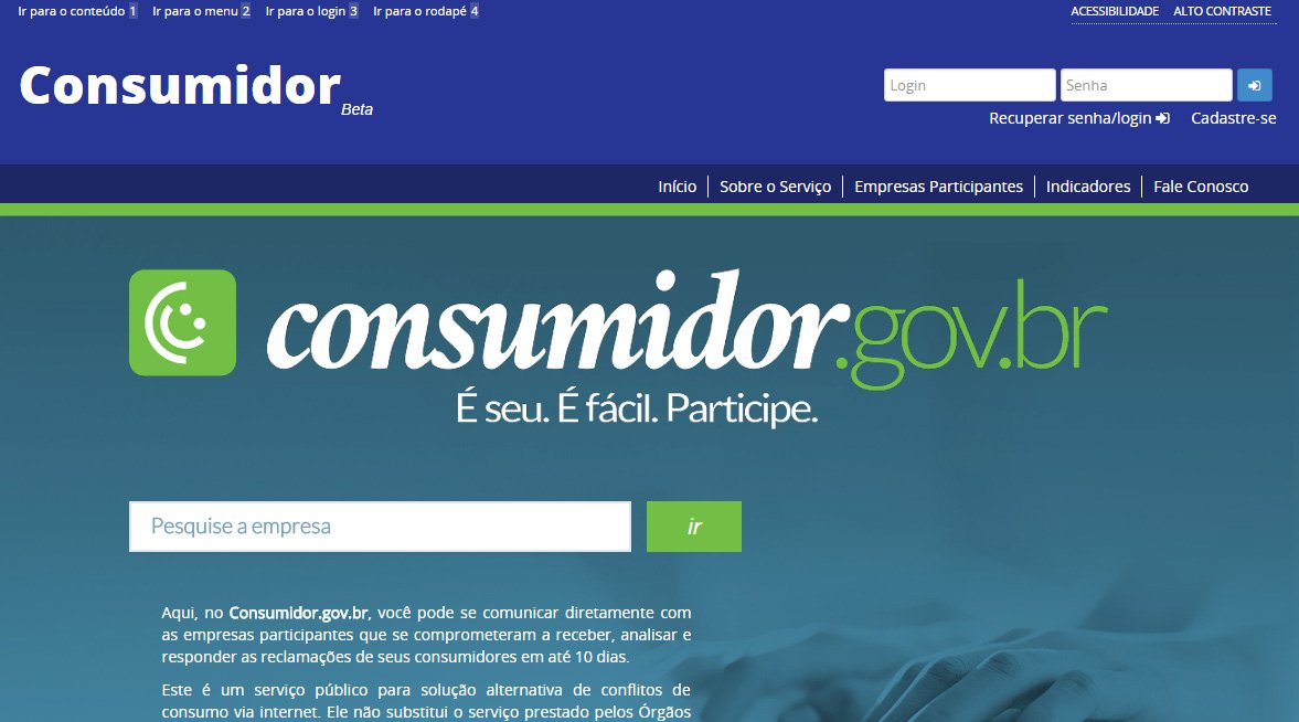 Consumidor.gov.br já está disponível em todo Brasil