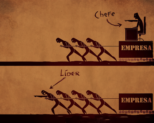 Líderes e chefes em questão