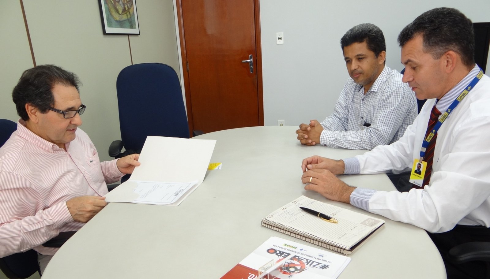 Presidente da FACMAT visita o Diretor Regional dos Correios em Mato Grosso