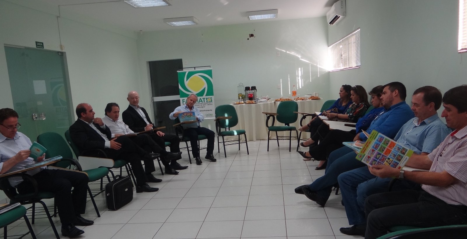 FACMAT realiza encontro regional de presidentes em Tangará da Serra