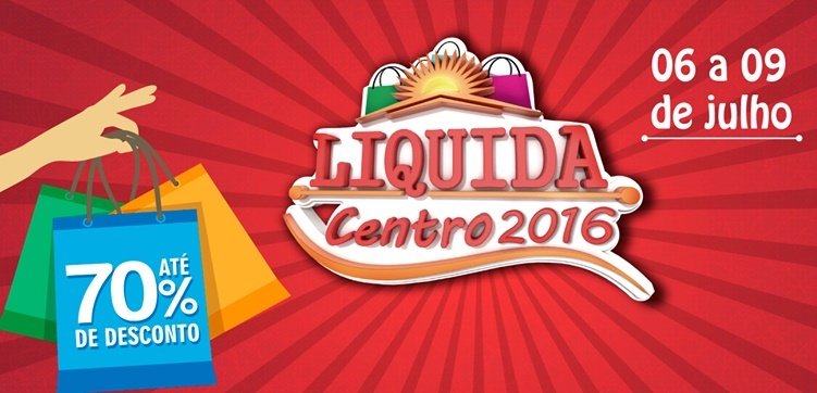 Começa nesta quarta o Liquida Centro 2016