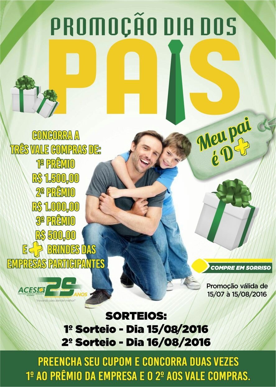PROMOÇÃO DIA DOS PAIS