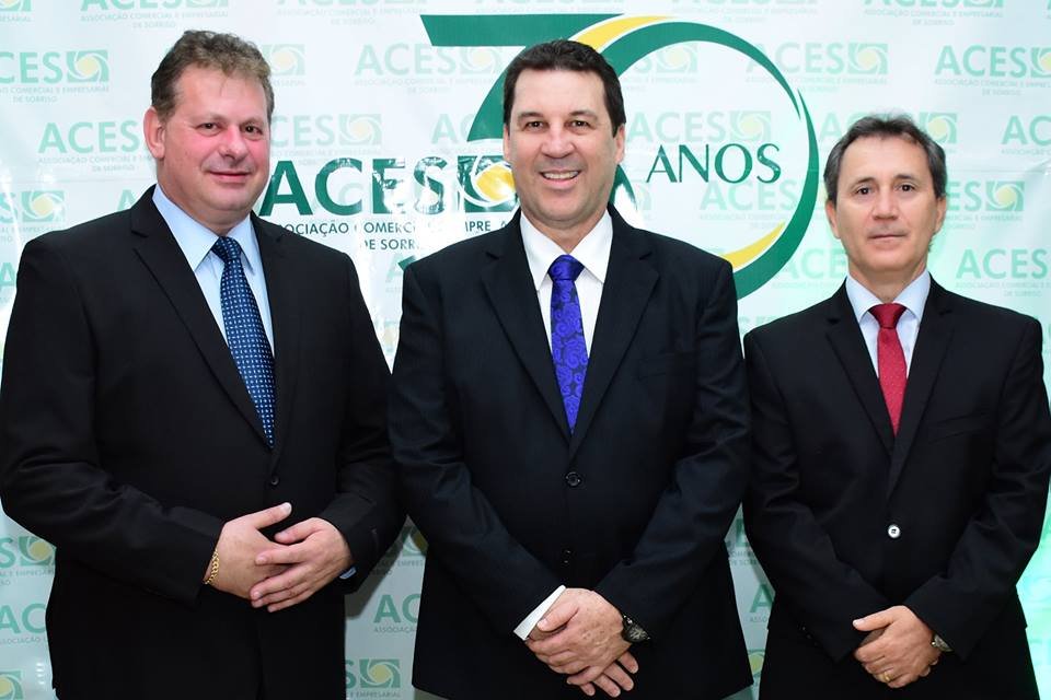 Nova Diretoria da ACES é apresentada em cerimônia de posse em Sorriso.