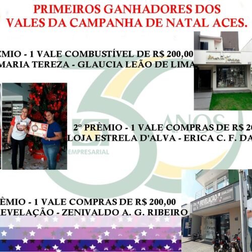 Primeiras empresas sorteadas na campanha