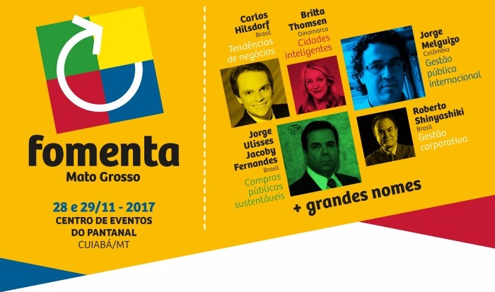 Cuiabá será sede do Fomenta MT nos dias 28 e 29 de novembro