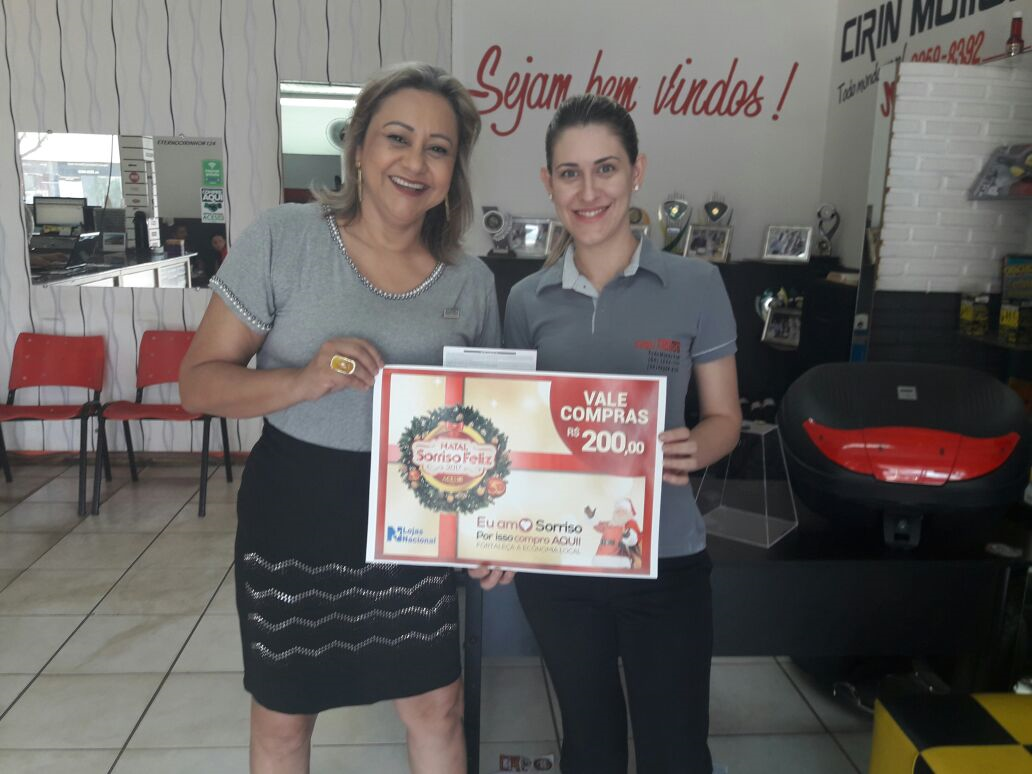 Terceiro sorteio dos vale-compras
