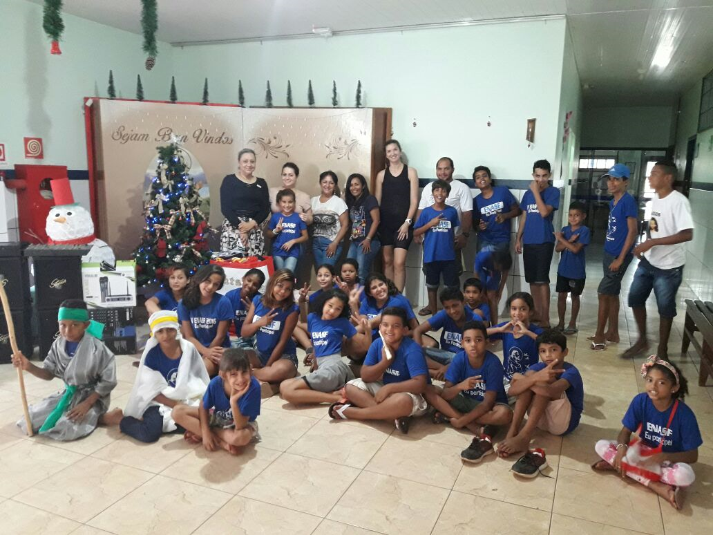 Doação de aparelhagem de som para o Lar São Francisco de Assis...