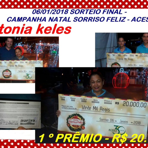 SORTEIO FINAL DA CAMPANHA DE NATAL