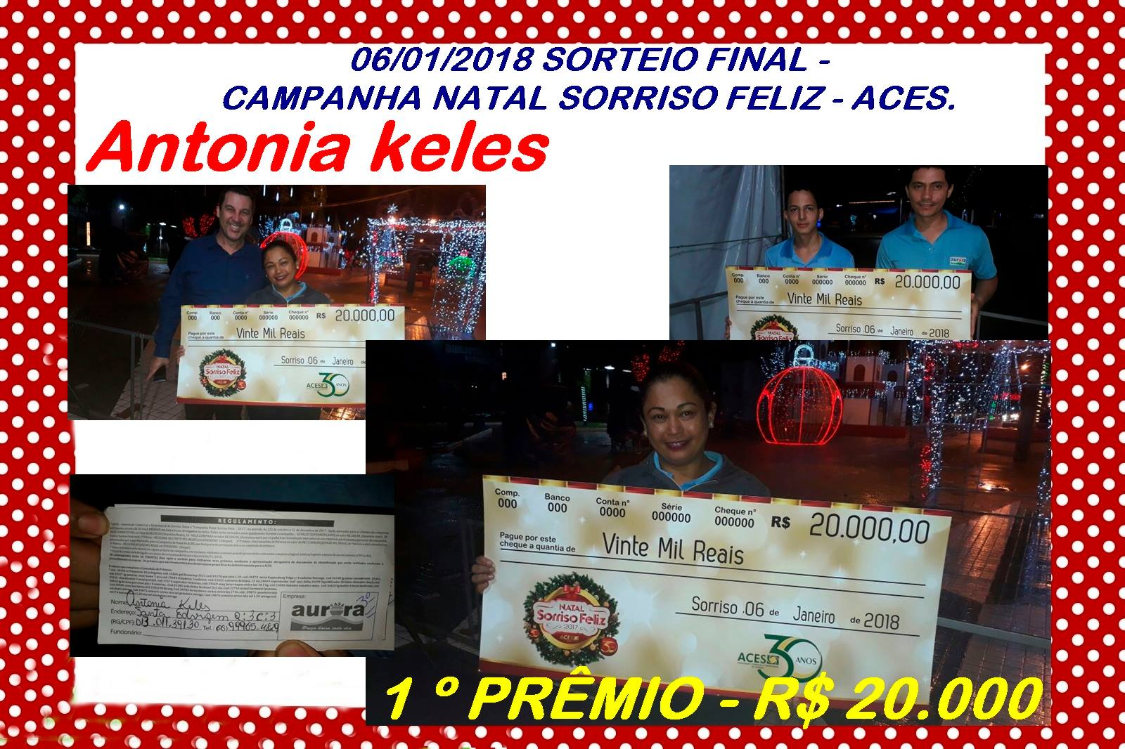 SORTEIO FINAL DA CAMPANHA DE NATAL
