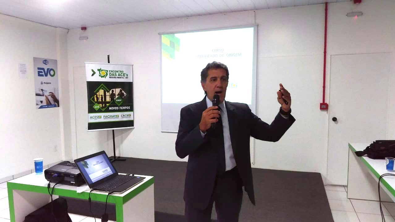 Executivo da CACB fala sobre Certificado de Origem no encontro da região norte
