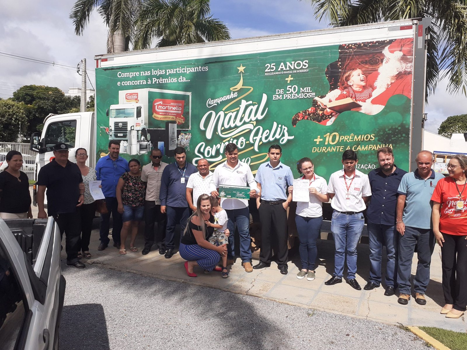 ENTREGA DOS PRÊMIOS DA CAMPANHA DE NATAL SORRISO FELIZ 2019
