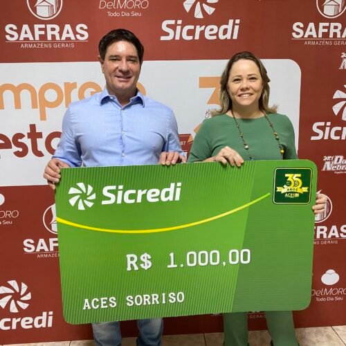 A SORTEADA DO PRÊMIO DE “HUM MIL REAIS” QUE ENTROU NO LINK DA ACES PARA VOTAR NA PESQUISA EMPRESA DESTAQUE 2021, FOI A EMPRESÁRIA VANIA RAITER