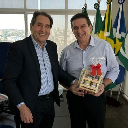 Presidente da ACCuiabá recebe vice-presidente de Comércio Exterior da ACIC em Cuiabá