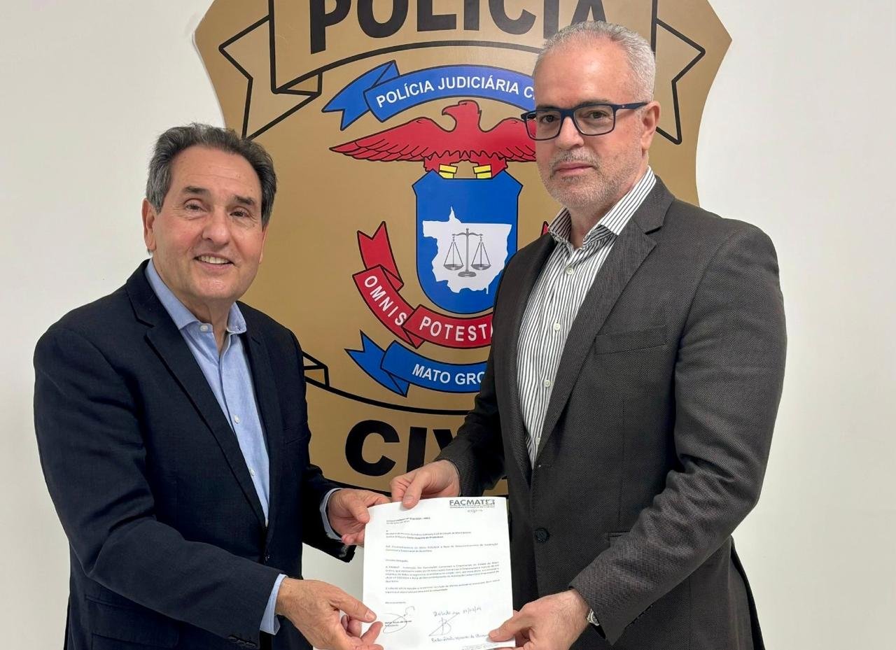 Facmat e Polícia Judiciária Civil discutem segurança pública do município de Querência