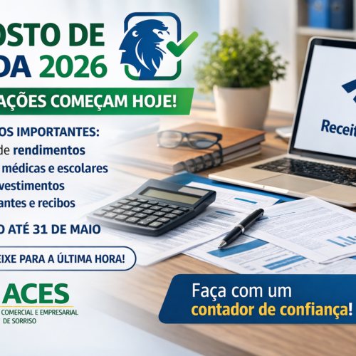 Imposto de Renda 2026: prazo para declaração começa em 23 de março e exige atenção dos contribuintes