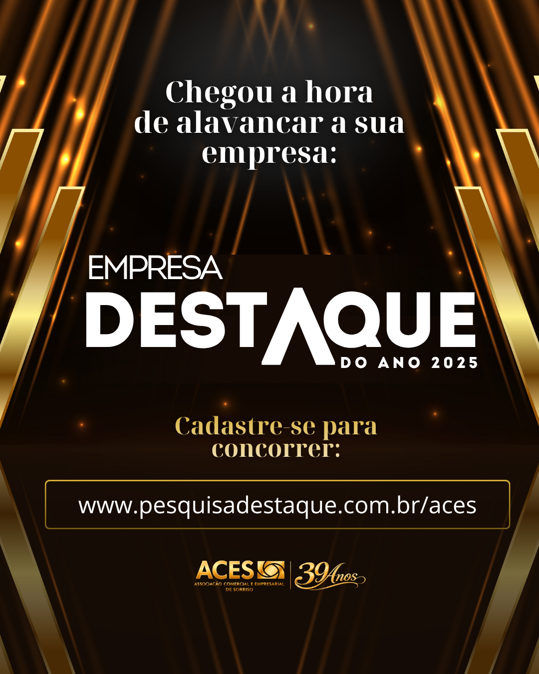 ACES abre inscrições para o prêmio Empresa Destaque do Ano 2025